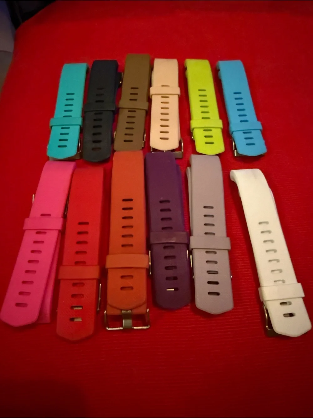 Silicone Replacement Watch Bands - Multi-Color Pack Fitbit charge 2